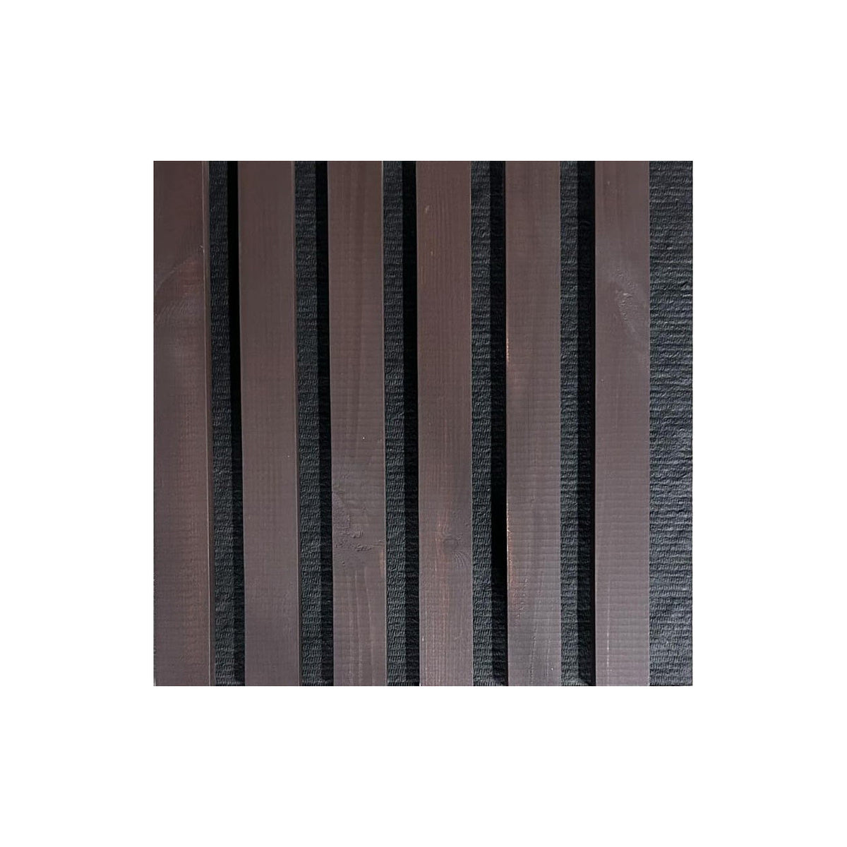 Panel de pared de madera natural 2700 x 300mm (Marrón-Negro) — Soft Room, Costa del Sol, España