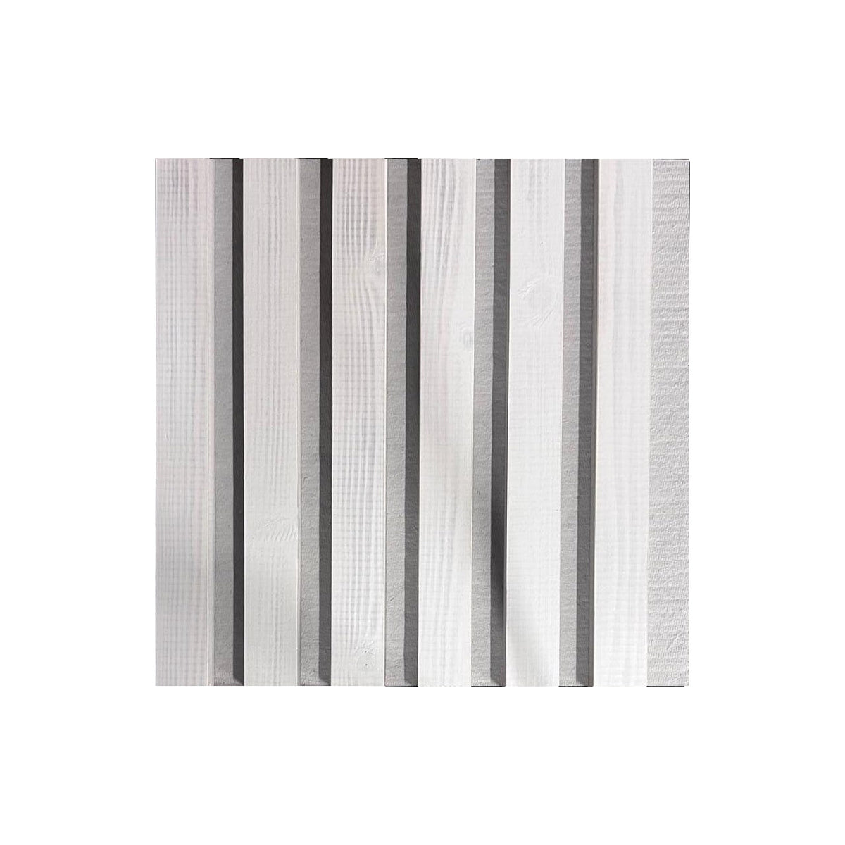 Natural wood wall panel 2700 x 300mm (White-Grey) — Soft Room, Costa del Sol, Spain