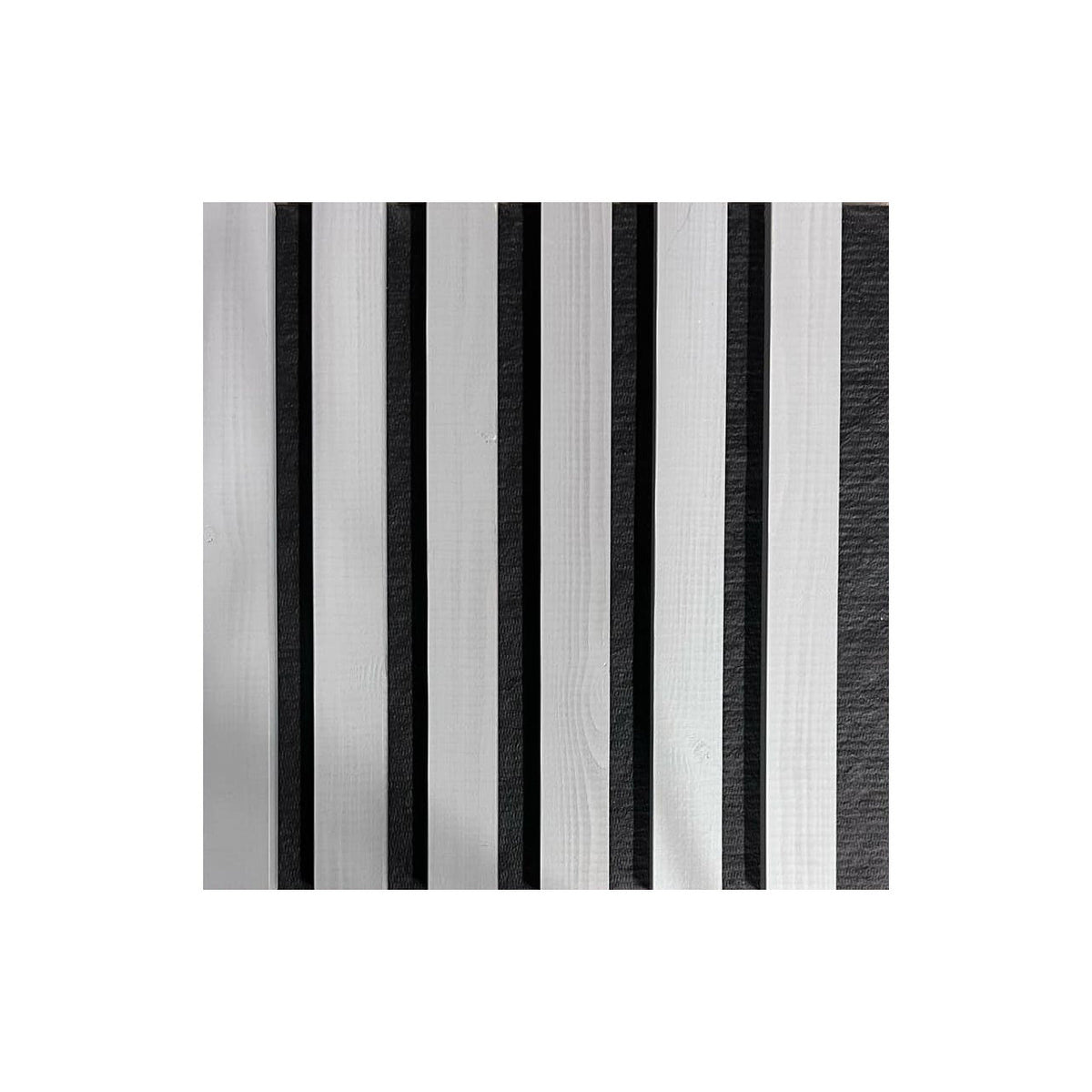 Natural wood wall panel 2700 x 300mm (Grey-Black) — Soft Room, Costa del Sol, Spain