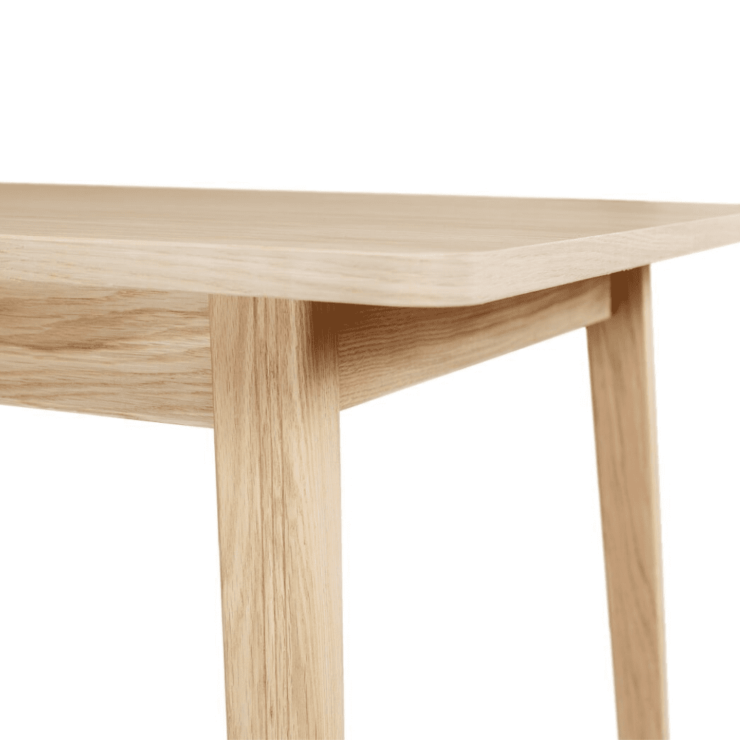 Mesa de comedor Skagen de Woodman en roble, 140 × 90 cm