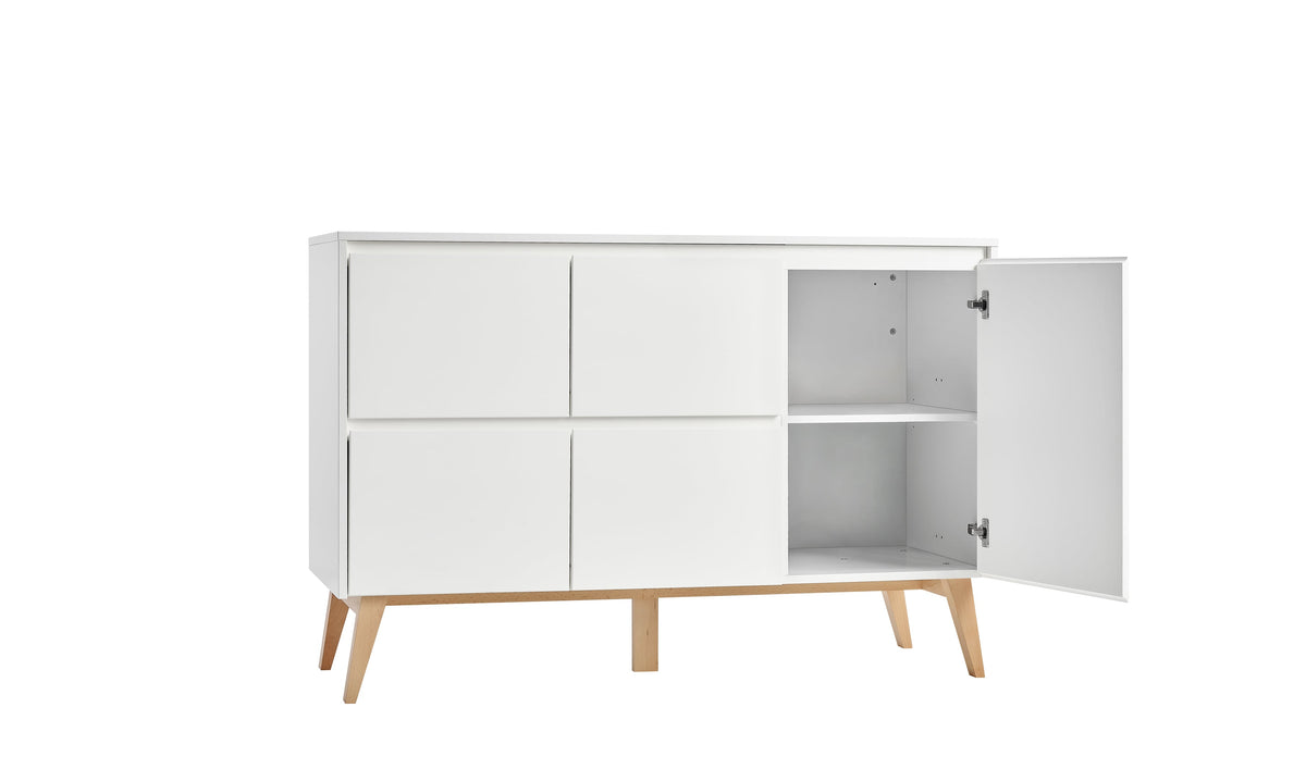 Chest of drawers with 4 drawers and doors (Classy collection)