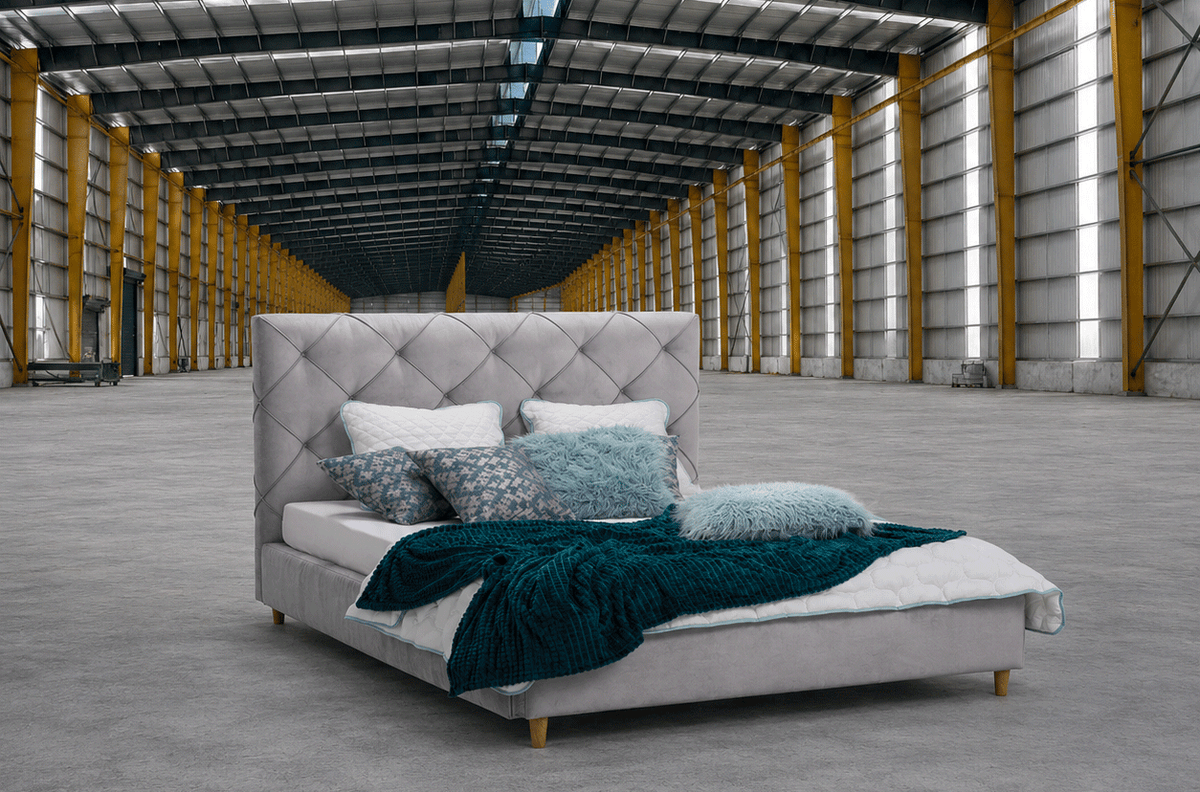 BEE Bed (160 x 200 cm) (Manufacturer's warehouse) — Soft Room, Costa del Sol, Spain