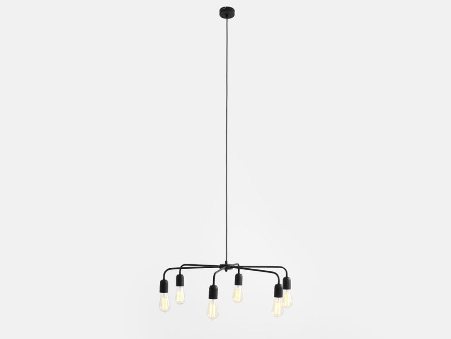 CustomForm CROSER 6 Pendant Lamp – Black – detail 1