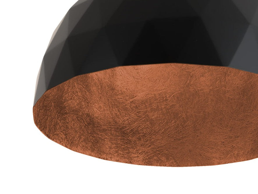 CustomForm Lámpara colgante LEONARD M – Cobre / Negro – detalle 1