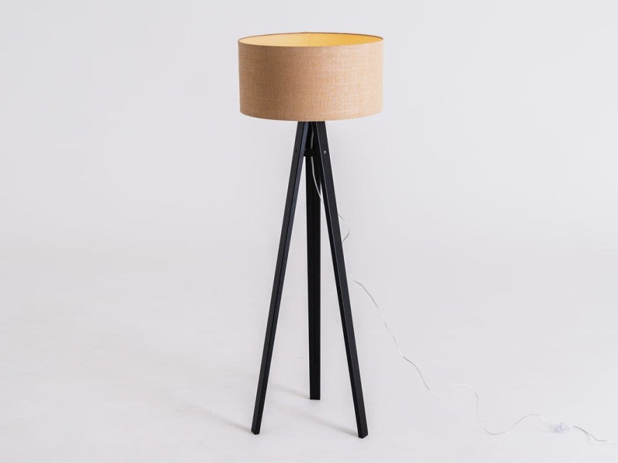 CustomForm MASALA JUTE FLOOR 50X30 Floor Lamp – Black – main view