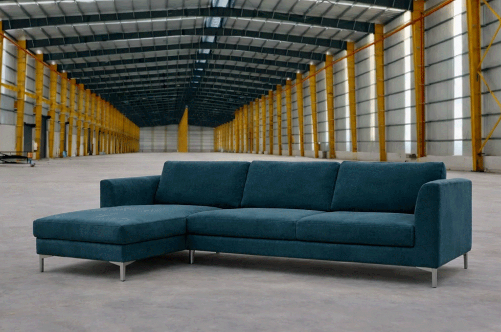 Sofa GENEVE (Corner Chaiselongue)(Manufacturer's Warehouse)