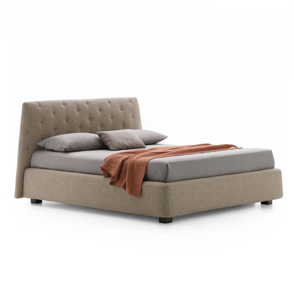 LeComfort Atrium upholstered double bed at Soft Room, Costa del Sol, Spain
