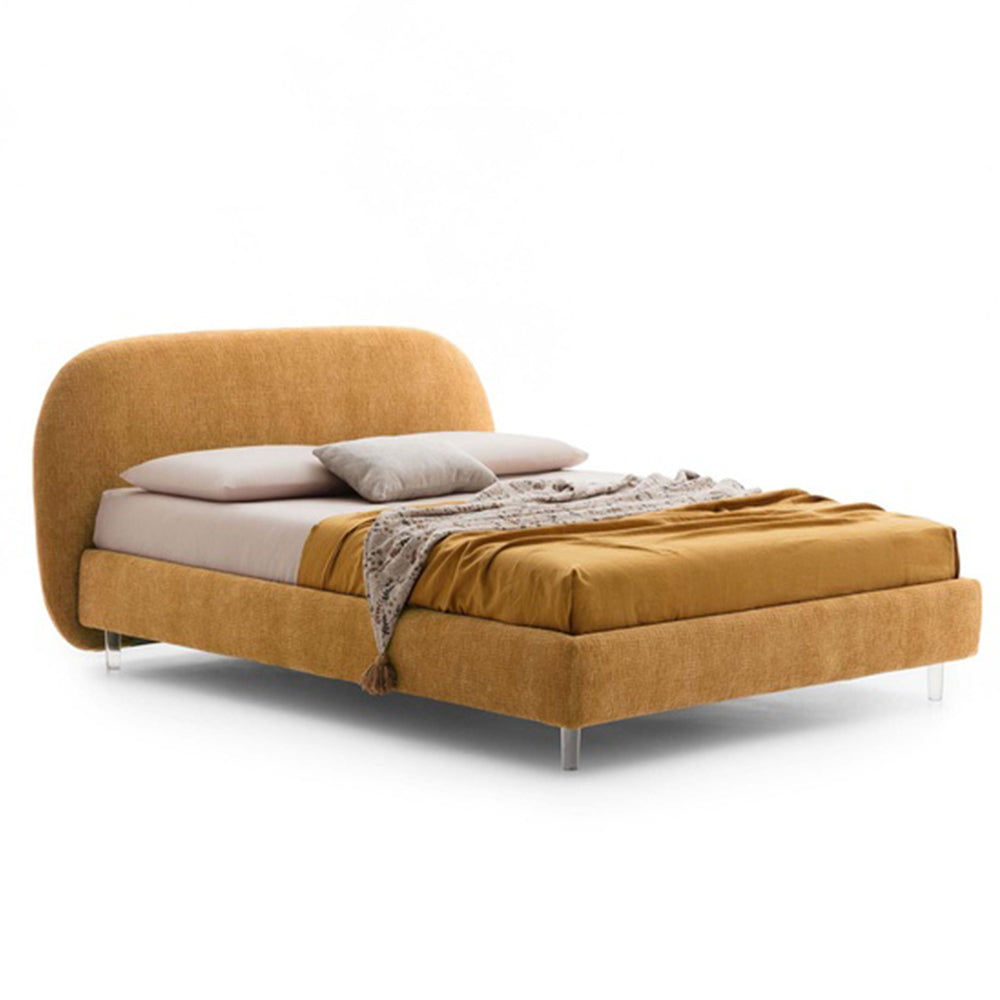 LeComfort Wheel upholstered double bed at Soft Room, Costa del Sol, Spain