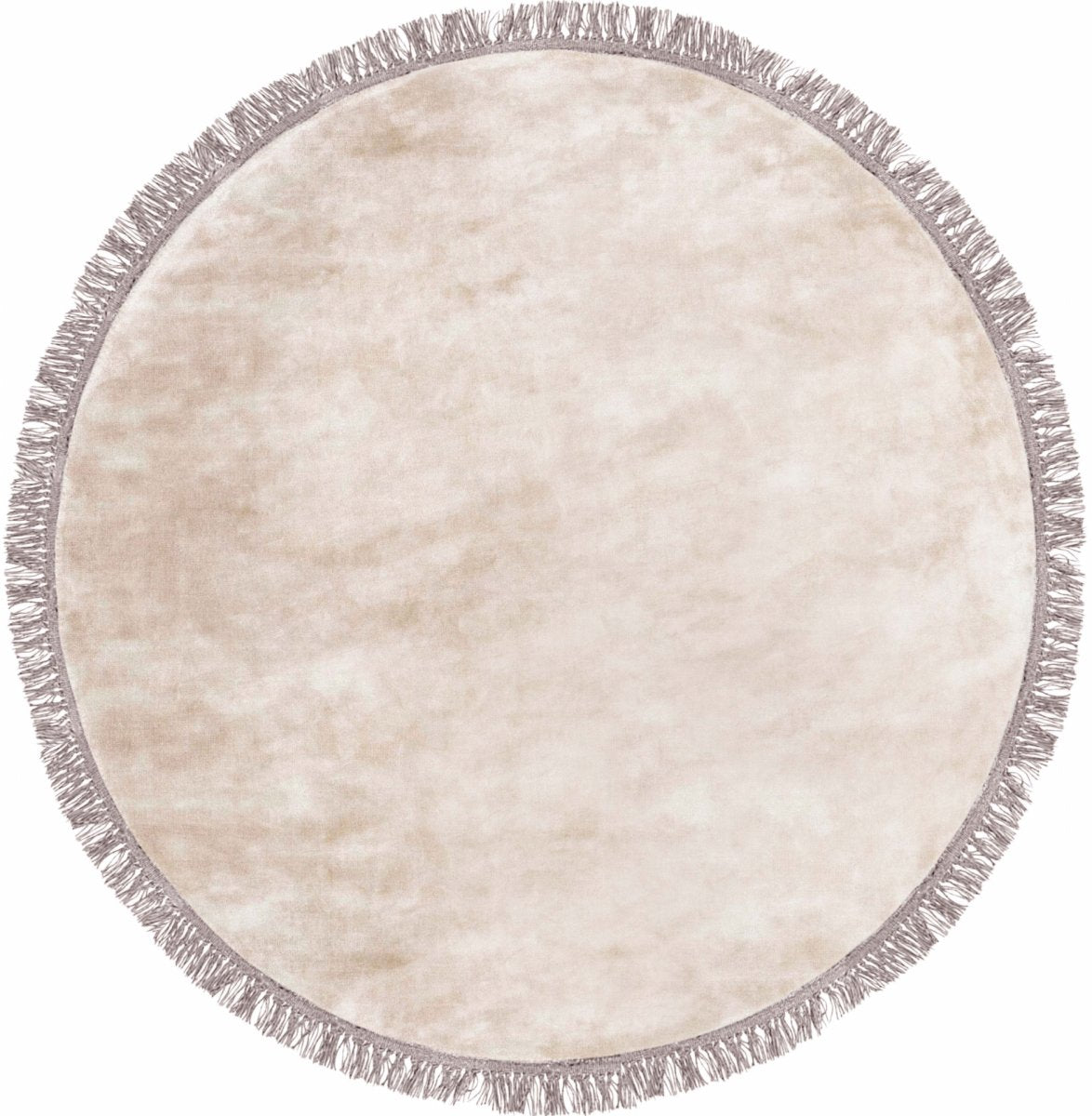 Carpet ROUND LUNA BEIGE (Handmade Collection)