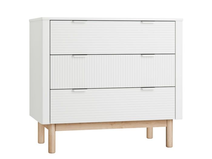 Chest of drawers with 3 drawers (Stripe collection) — Soft Room, Costa del Sol, Spain