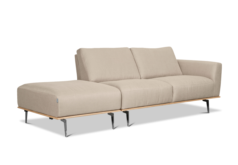 Noir Wooden Frame Sofa (Modular) by Furninova — Soft Room, Costa del Sol, Spain
