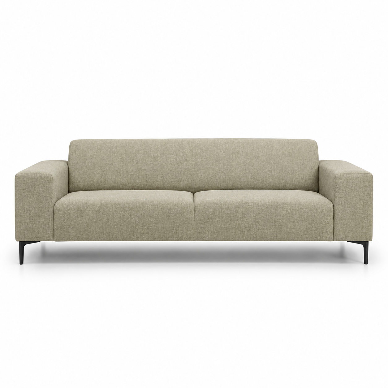 Sofa VIVA (Three-seater) — digital front-view visualization in CONCEPT 14 LATTE