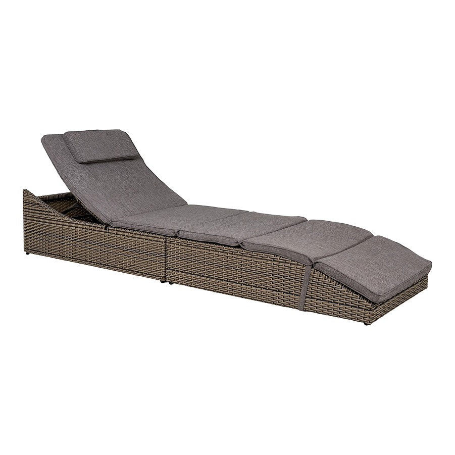 House Nordic Split sun lounger with pillow — Soft Room, Costa del Sol, Spain