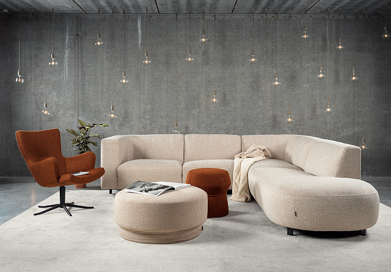 Vesta Round Corner Sofa by Furninova — detail 2