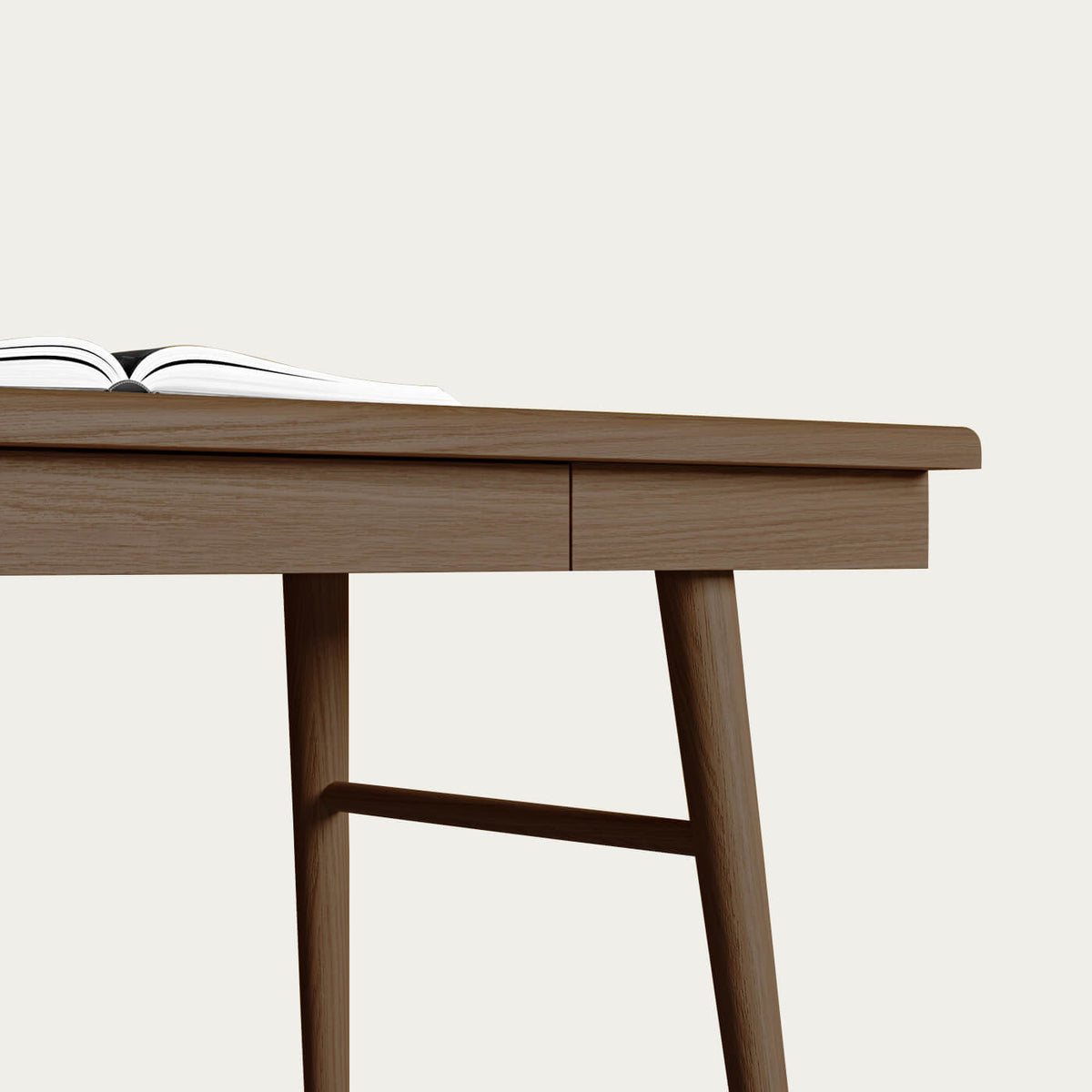 Bau Writing Desk — Walnut Finish — detail 3