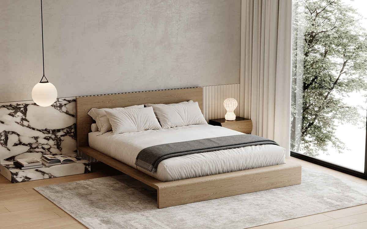 Bed Lacq (Natural Wood)