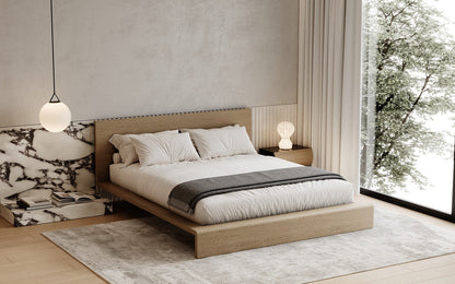 Bed Lacq (Natural Wood)