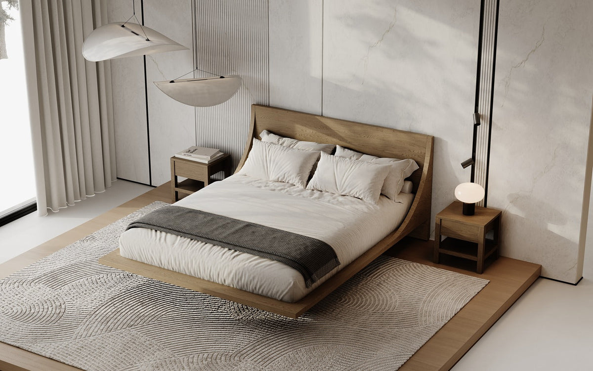 Bed Rennes (Natural Wood)