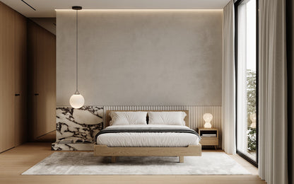 Bed Bayonne (Natural Wood)