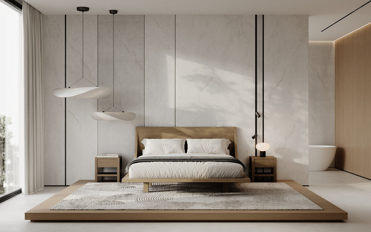 Bed Rennes (Natural Wood)