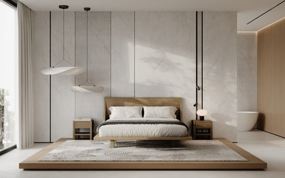Bed Rennes (Natural Wood)