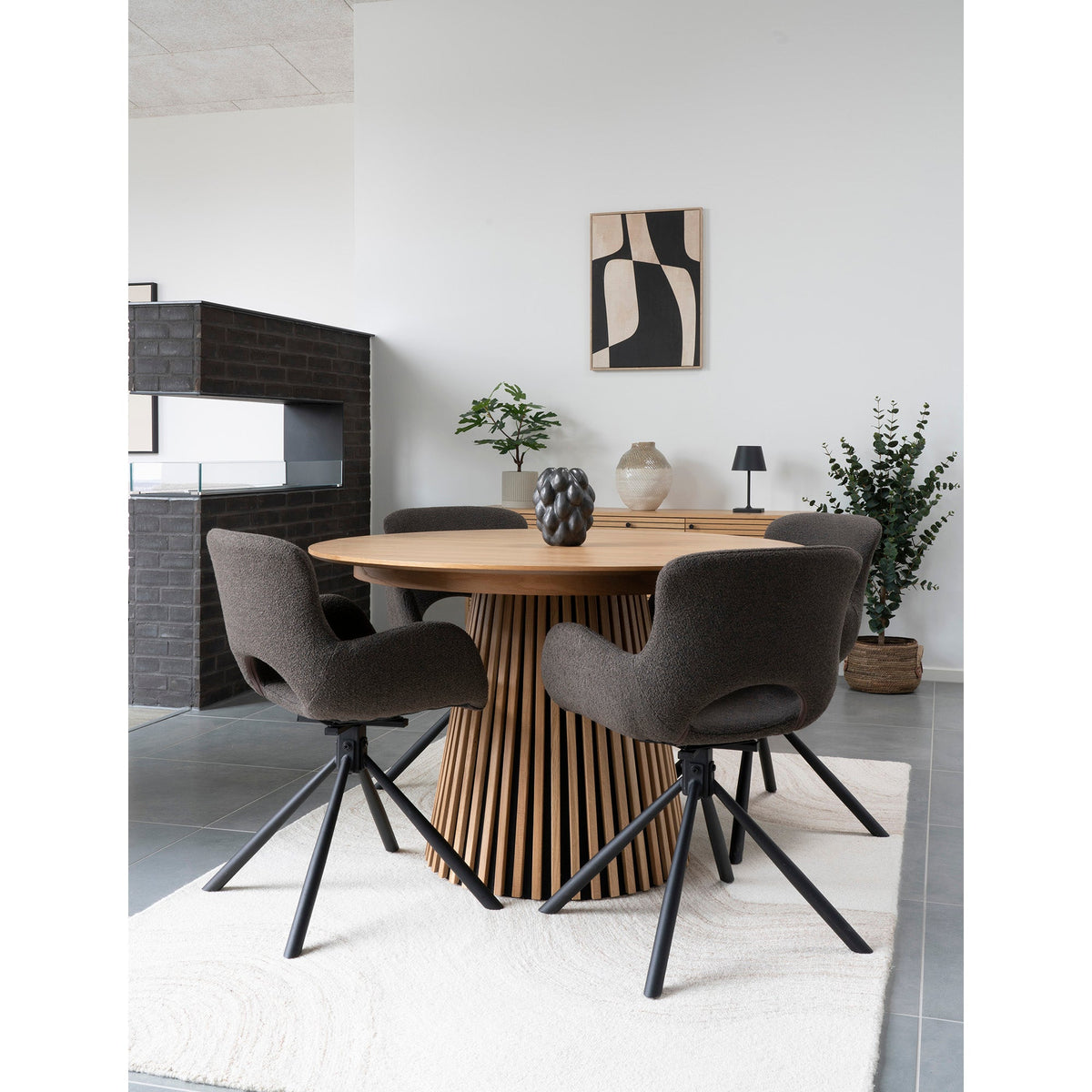 Kitchen Table TOKYO (Smoked Oak, Extendable)