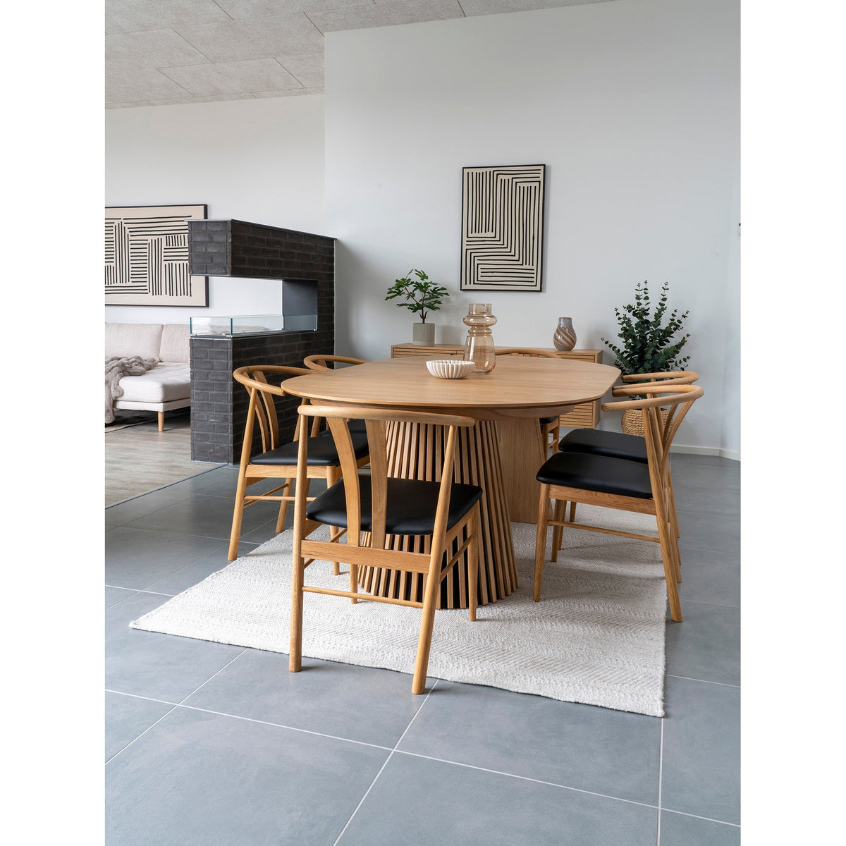 Kitchen Table TOKYO (Smoked Oak, Extendable)