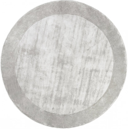 Carpet ROUND TERE LIGHT GRAY (Handmade Collection) — Soft Room, Costa del Sol, Spain