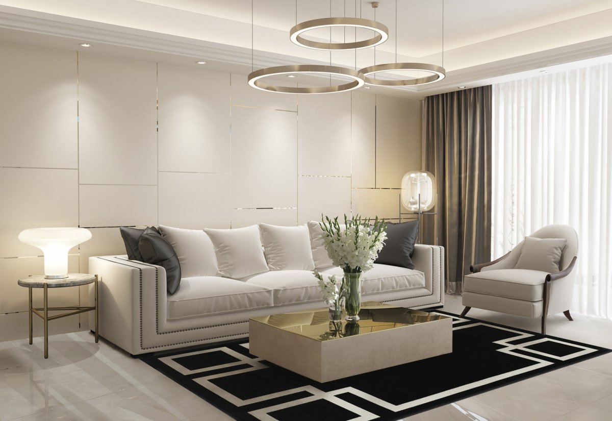 Carpet HAMPTON BLACK (Art Deco Collection)