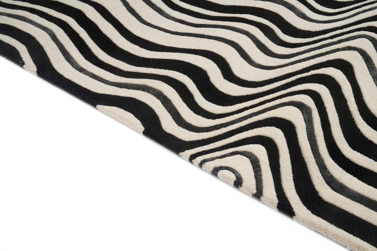 Carpet DRAFT BLACK (Handmade Collection)