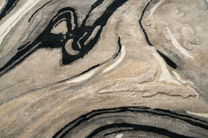 Carpet BLUR BLACK (Handmade Collection)