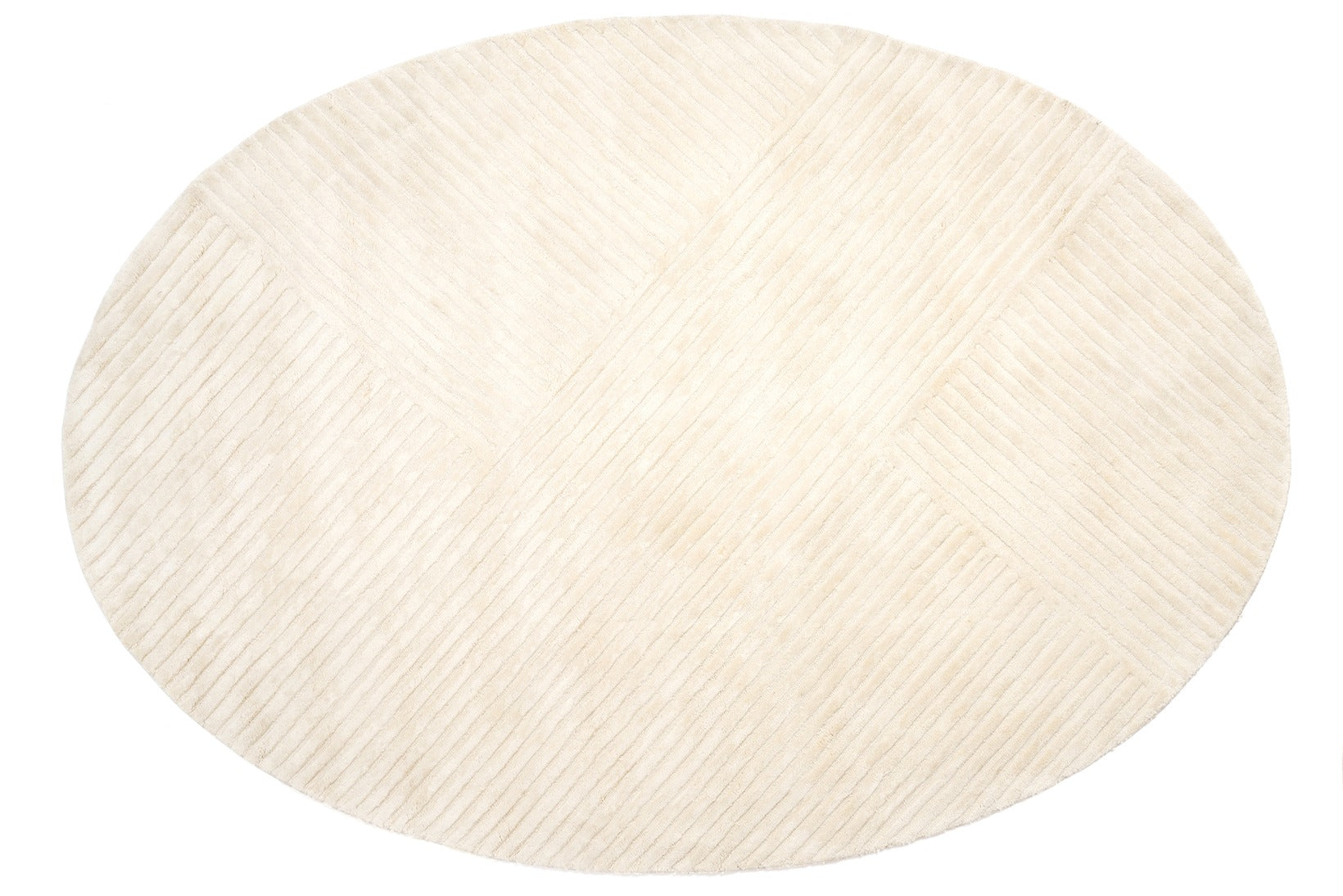 Carpet SIERRA IVORY OVAL (Handmade Collection) — Soft Room, Costa del Sol, Spain