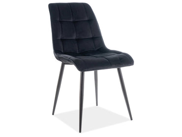 Pearl Kitchen Chair (Velvet/Black Legs)