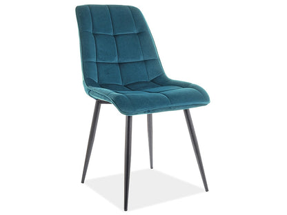 Pearl Kitchen Chair (Velvet/Black Legs)