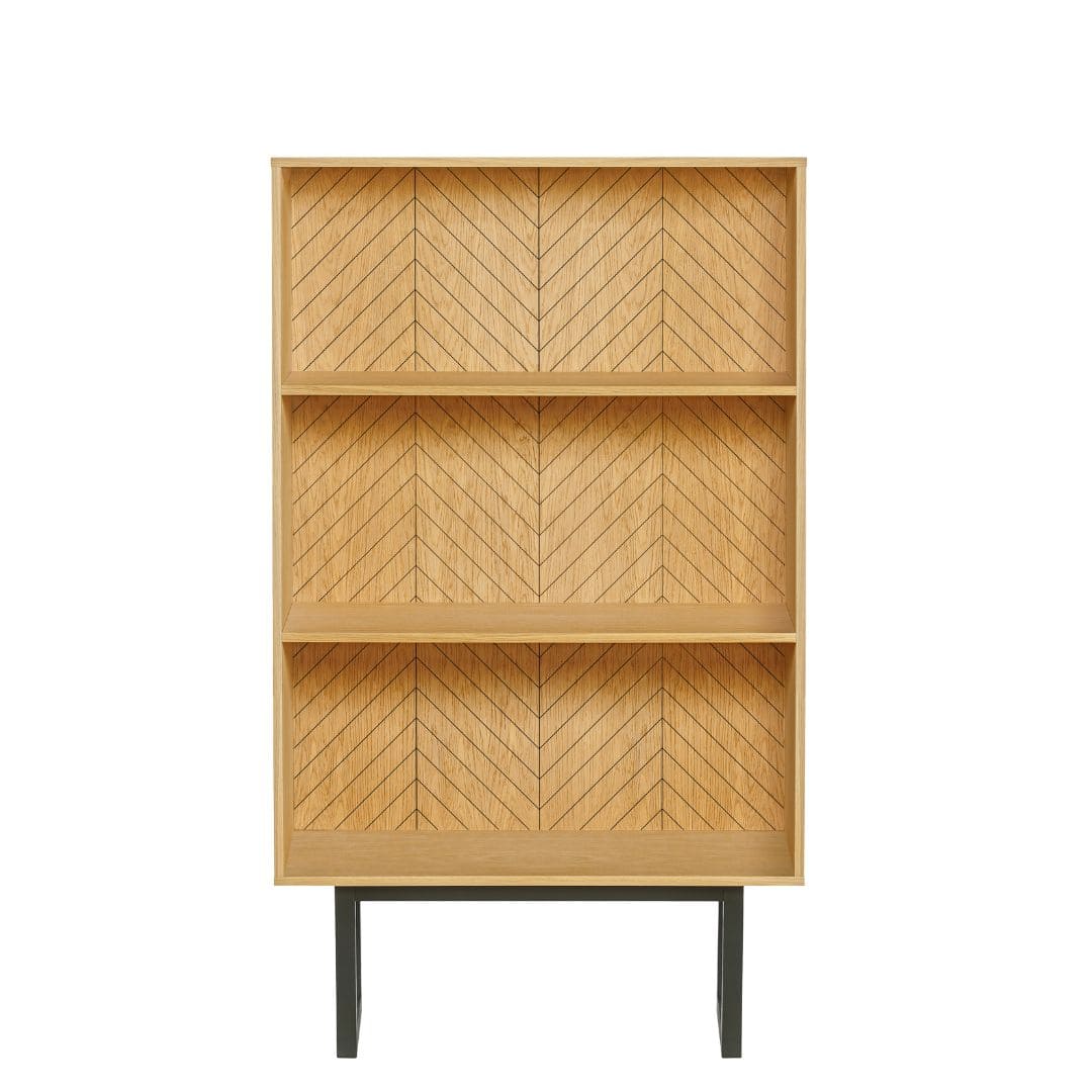 Woodman Camden Herringbone bookcase — Soft Room, Costa del Sol, Spain