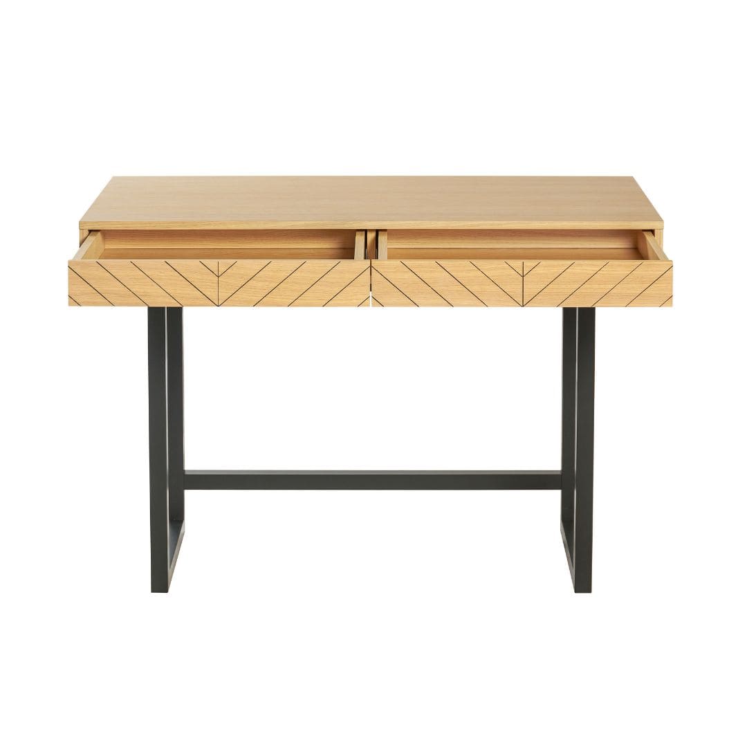Camden Herringbone writing desk (oak)