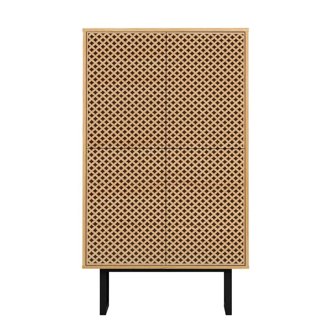Woodman Cómoda alta Camden Diamond (con estantes) — Soft Room, Costa del Sol, España