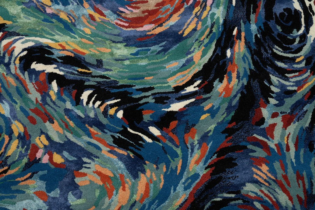 Carpet FLORES BLUE (Handmade Collection)