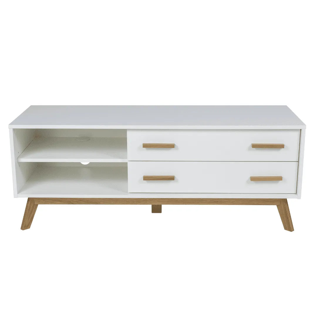 Woodman Kensal Nordic TV Table — Soft Room, Costa del Sol, Spain