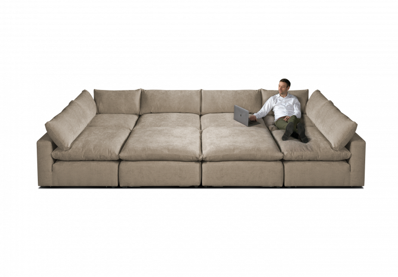 Moonlight Sofa (Corner) by Furninova — detail 5