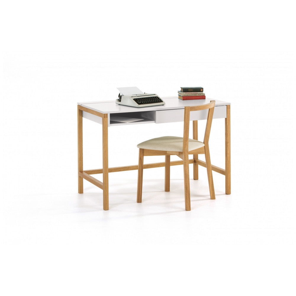 Woodman Northgate writing desk (white) — Soft Room, Costa del Sol, Spain
