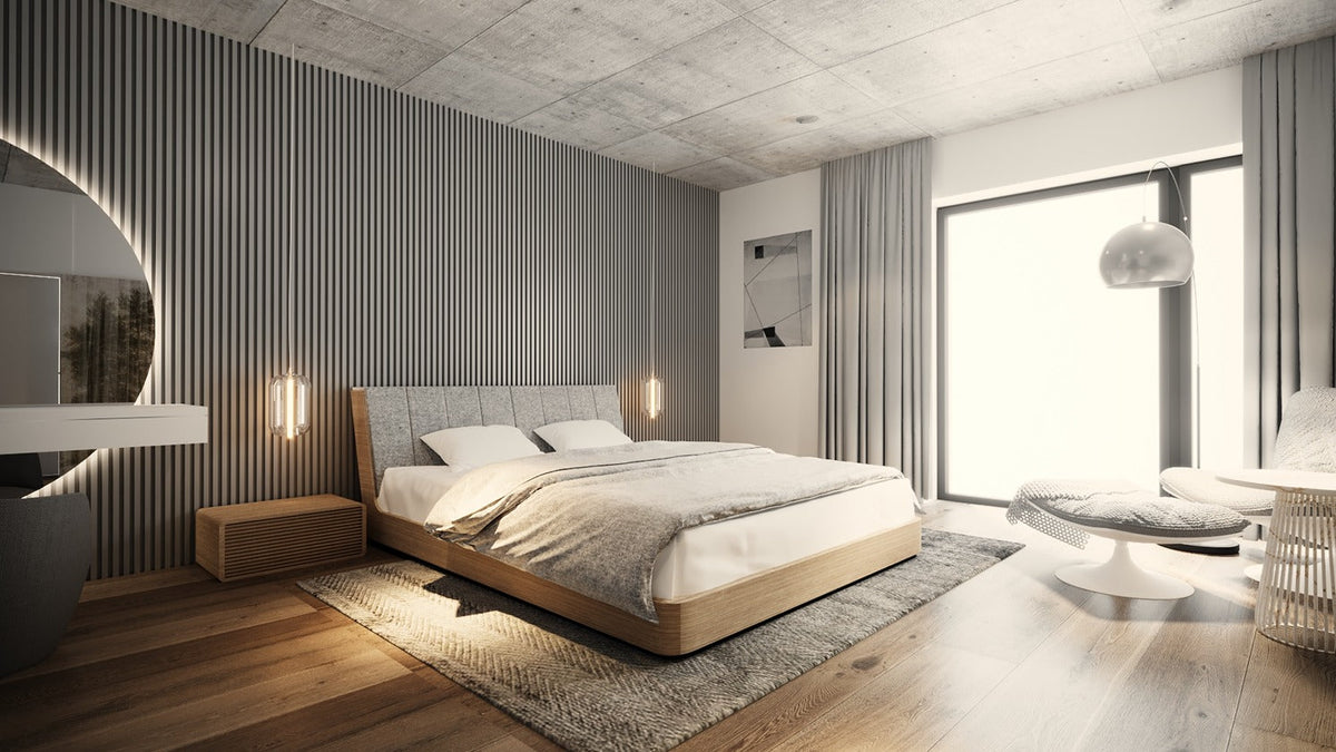Asolo Bed (Natural Wood)