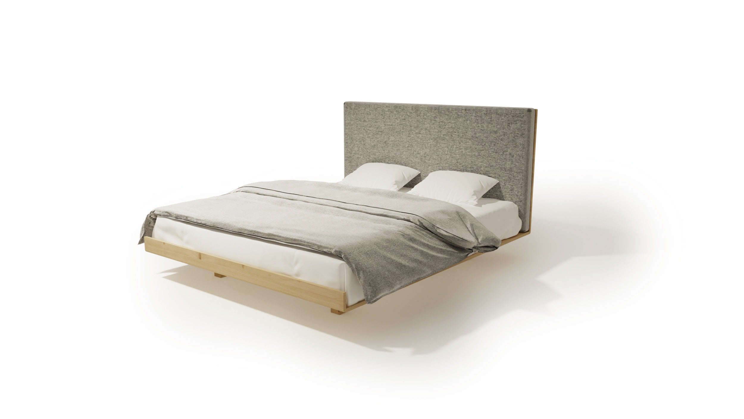 DesignBeds Bed Burano I (Natural Wood) — Soft Room, Costa del Sol, Spain