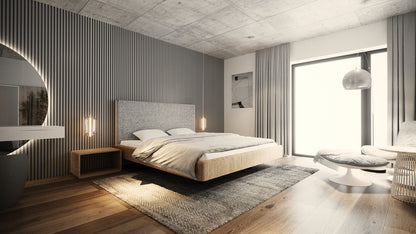 Bed Burano II (Natural Wood)