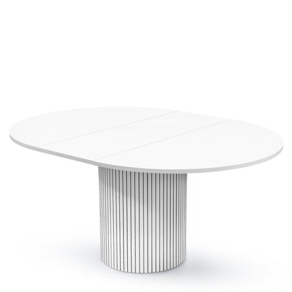 Toscana Dining Table (Extendable)(White)