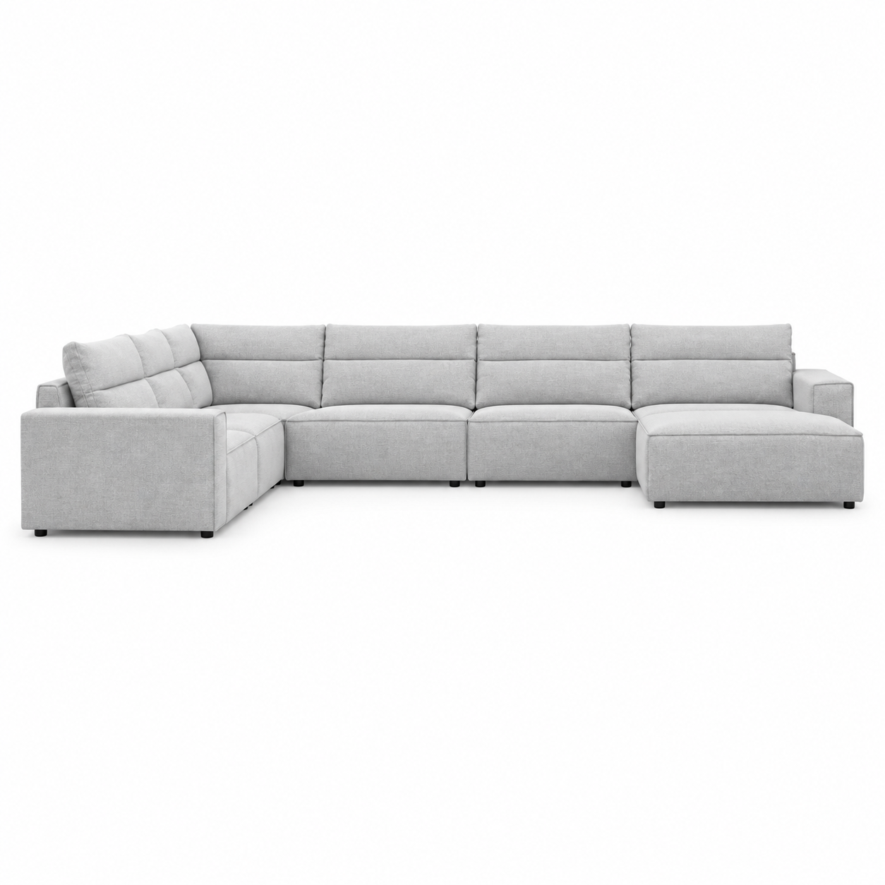 Bahama Sofa (Corner Chaise Longue) (Modular) — digital front-view visualization, original upholstery retained