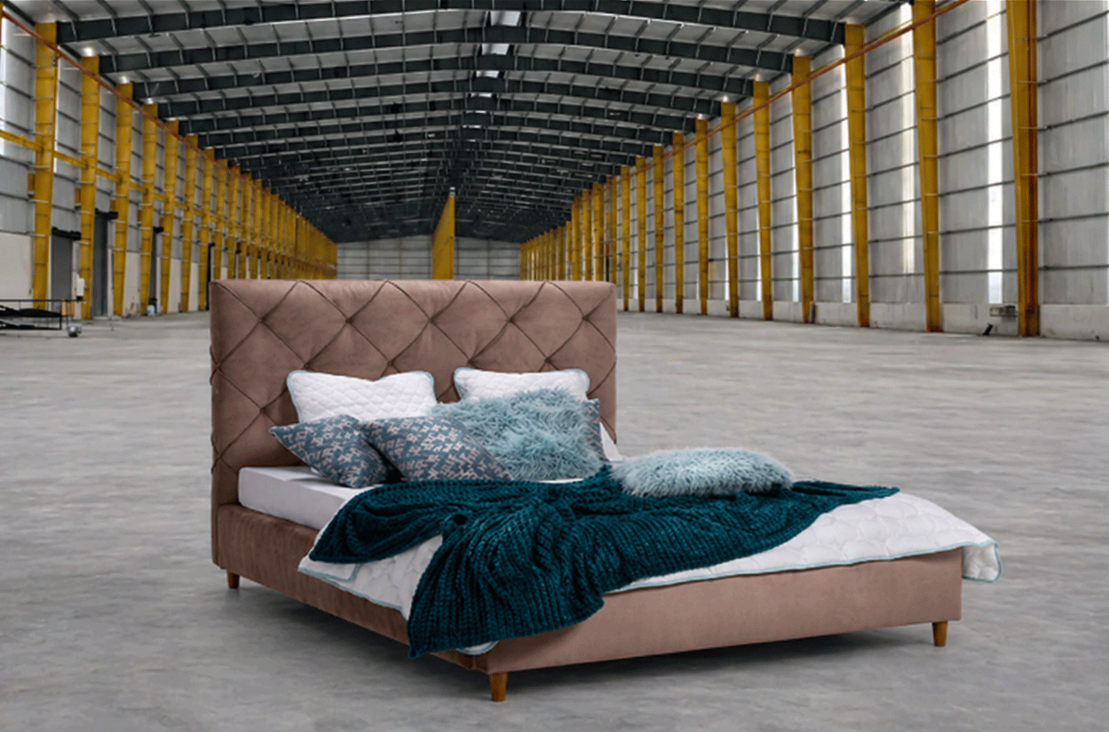 BEE Bed (160 x 200 cm) (Manufacturer's warehouse) — Soft Room, Costa del Sol, Spain