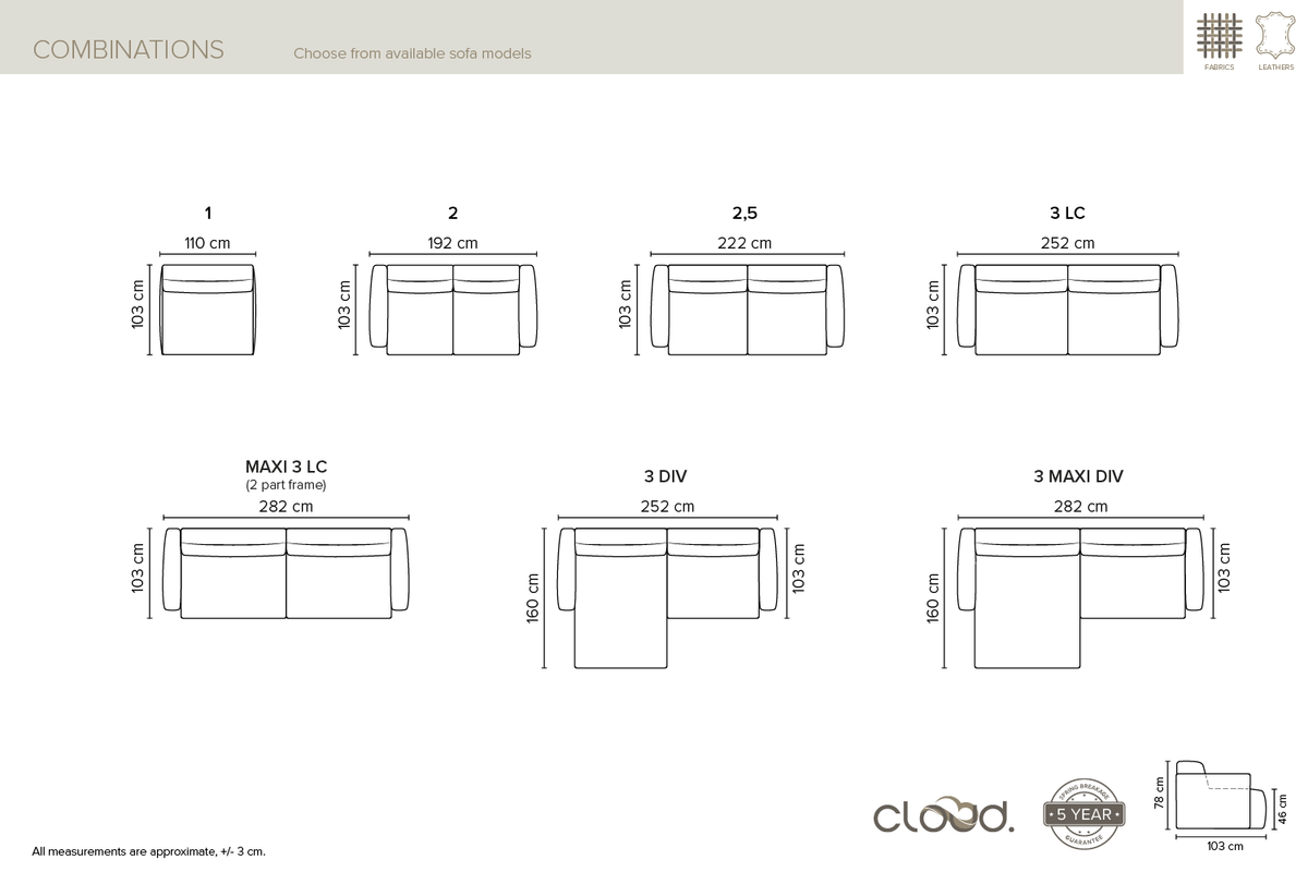 Corner sofa DARA by Bellus — view 7
