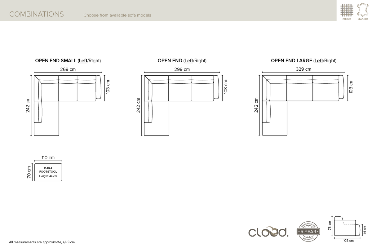 Corner sofa DARA by Bellus — view 8