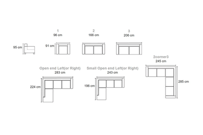 Corner sofa Orust by Bellus — view 2